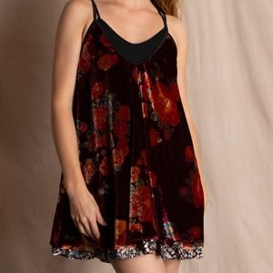 NWT Free People Faced Mini Dress